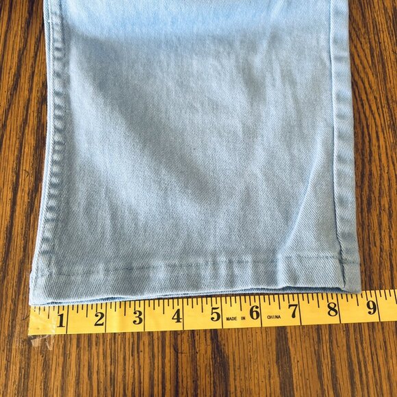 Liz Claiborne Women's Denim Jeans Size 12 Mid Rise Straight Leg Fit Stretch Blue - Picture 10 of 11